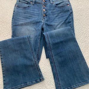 New - MAURICES - High Rise Flare Jean - Size 10